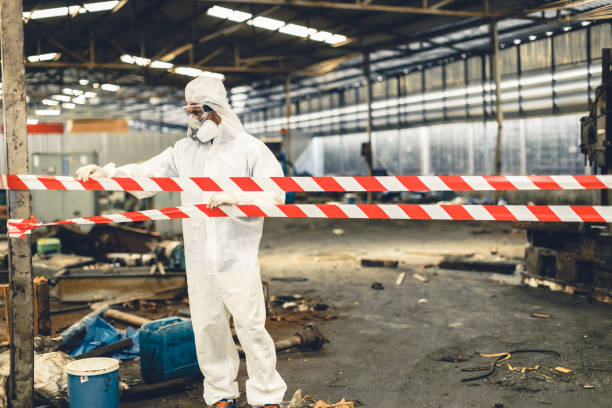 Professional Drug Lab Cleanup technician working in Rossville, IL